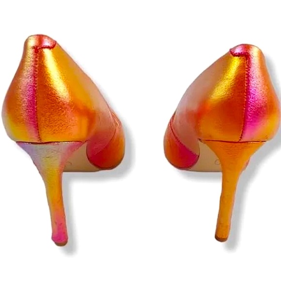 Jessica Simpson Rexha Rainbow Multi Metallic Ombre Dress Pumps, Women’s Size 6 - Picture 10 of 16